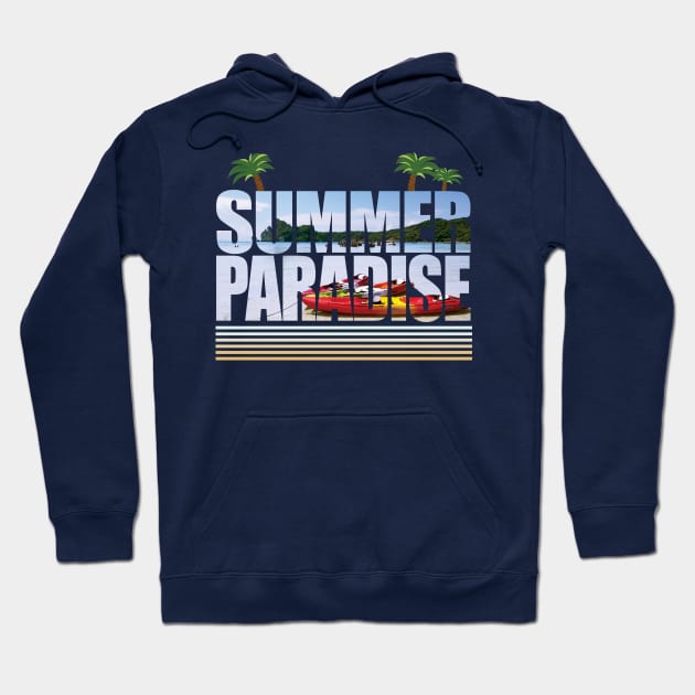 Summer Paradise Hoodie by RCLWOW